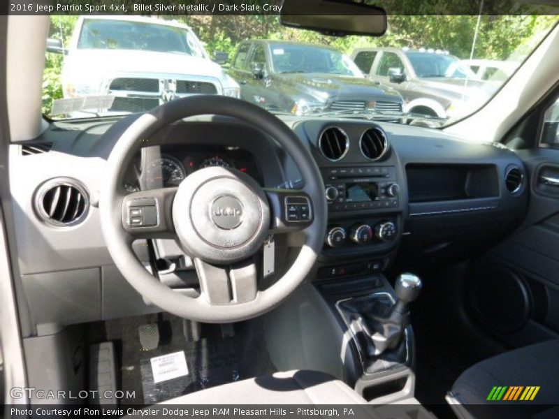 Billet Silver Metallic / Dark Slate Gray 2016 Jeep Patriot Sport 4x4