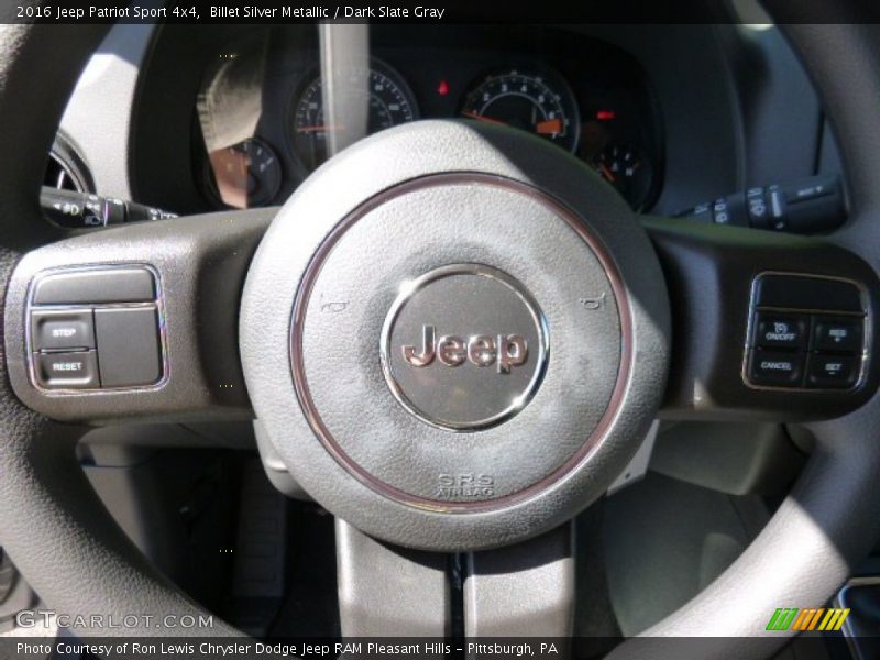 Billet Silver Metallic / Dark Slate Gray 2016 Jeep Patriot Sport 4x4