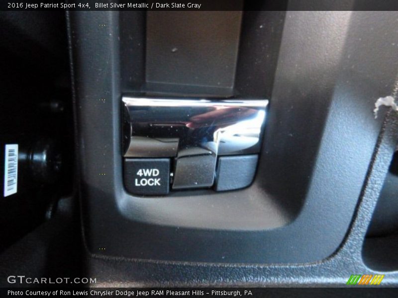 Billet Silver Metallic / Dark Slate Gray 2016 Jeep Patriot Sport 4x4