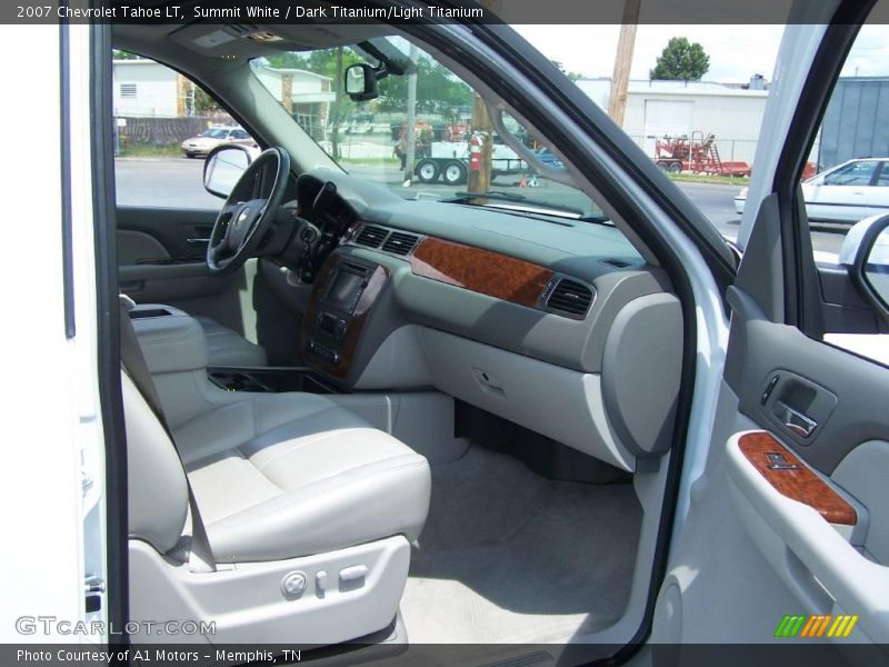 Summit White / Dark Titanium/Light Titanium 2007 Chevrolet Tahoe LT