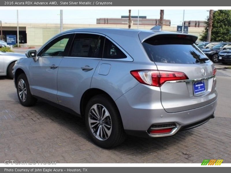 Slate Silver Metallic / Graystone 2016 Acura RDX Advance AWD