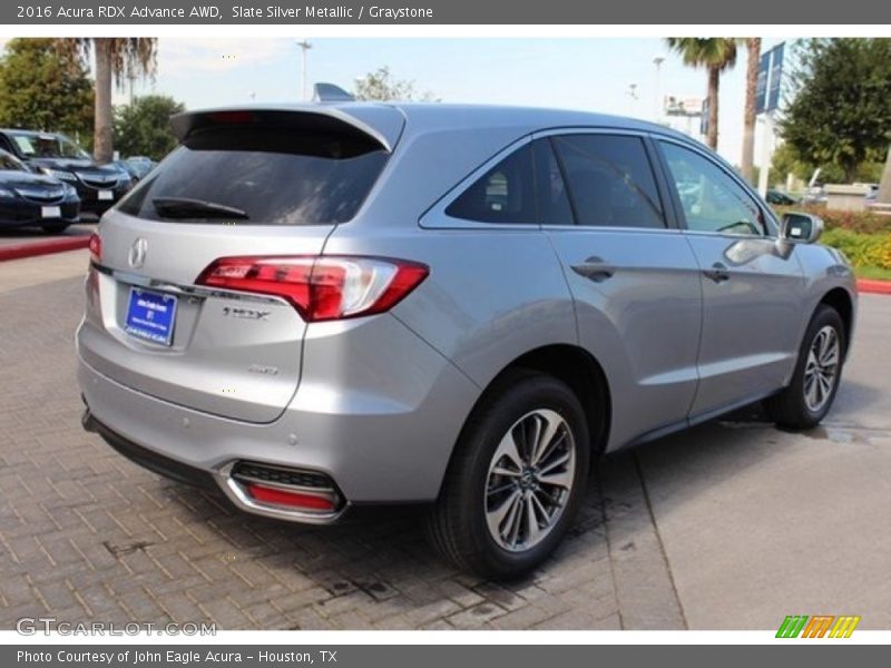 Slate Silver Metallic / Graystone 2016 Acura RDX Advance AWD