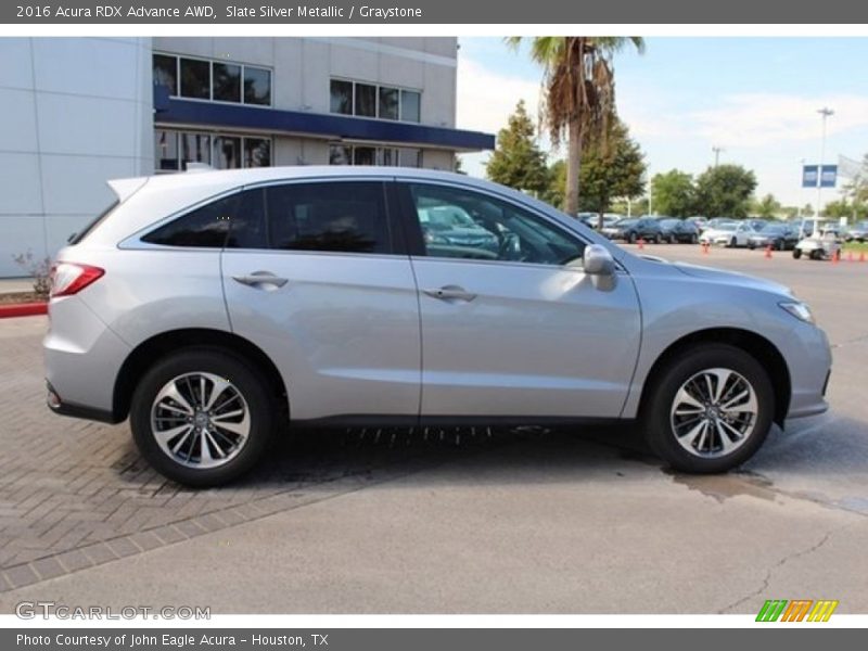 Slate Silver Metallic / Graystone 2016 Acura RDX Advance AWD