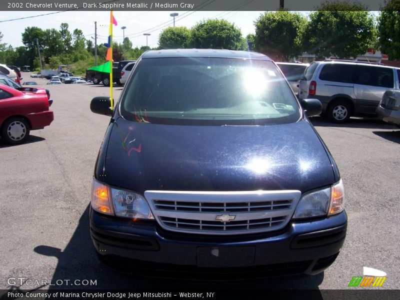 Dark Sapphire Metallic / Medium Gray 2002 Chevrolet Venture