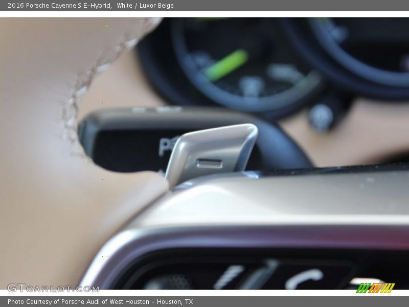 White / Luxor Beige 2016 Porsche Cayenne S E-Hybrid