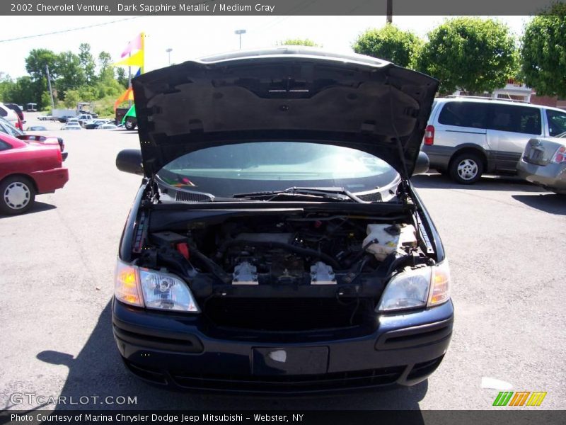 Dark Sapphire Metallic / Medium Gray 2002 Chevrolet Venture