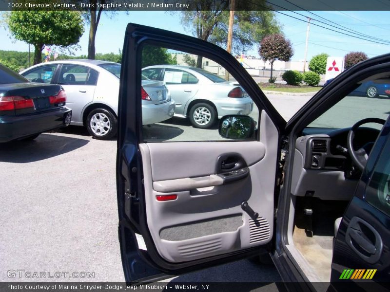 Dark Sapphire Metallic / Medium Gray 2002 Chevrolet Venture