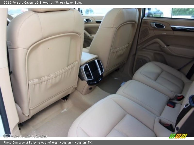 White / Luxor Beige 2016 Porsche Cayenne S E-Hybrid