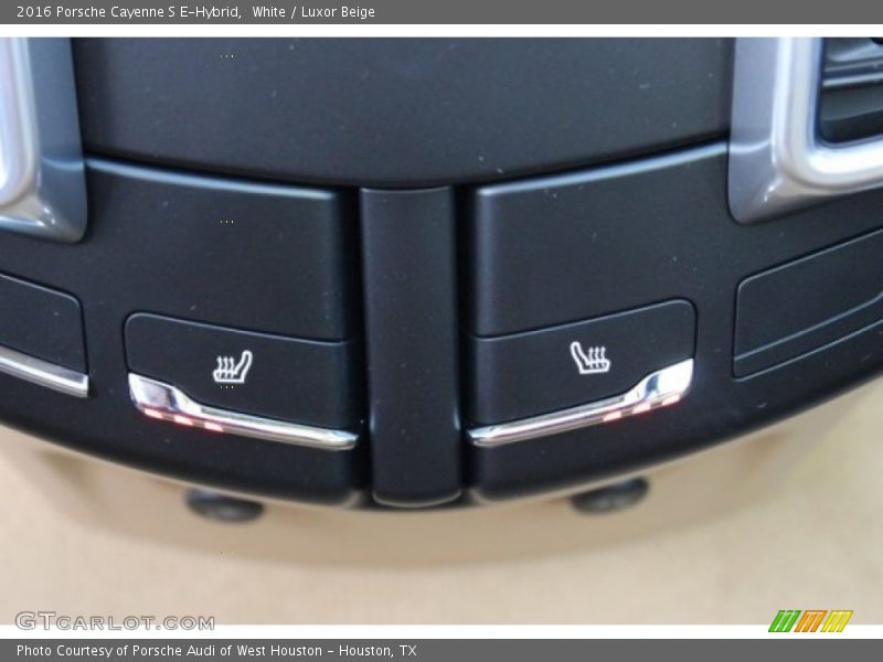 White / Luxor Beige 2016 Porsche Cayenne S E-Hybrid