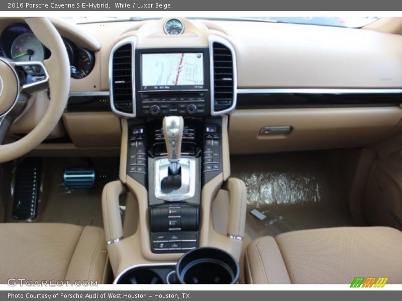White / Luxor Beige 2016 Porsche Cayenne S E-Hybrid