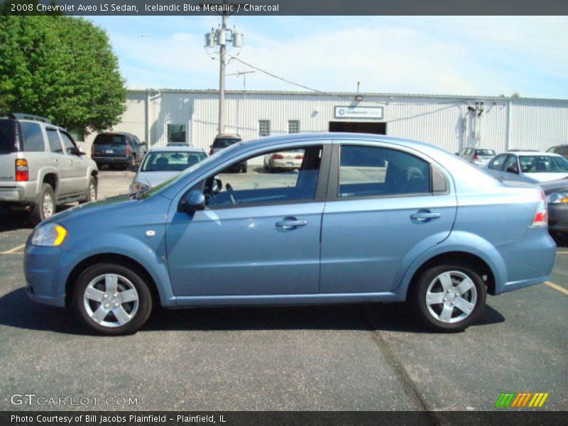 Icelandic Blue Metallic / Charcoal 2008 Chevrolet Aveo LS Sedan