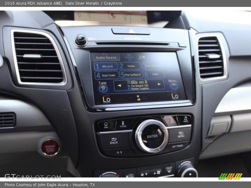 Controls of 2016 RDX Advance AWD