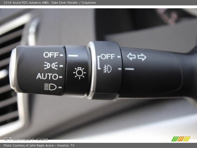 Controls of 2016 RDX Advance AWD