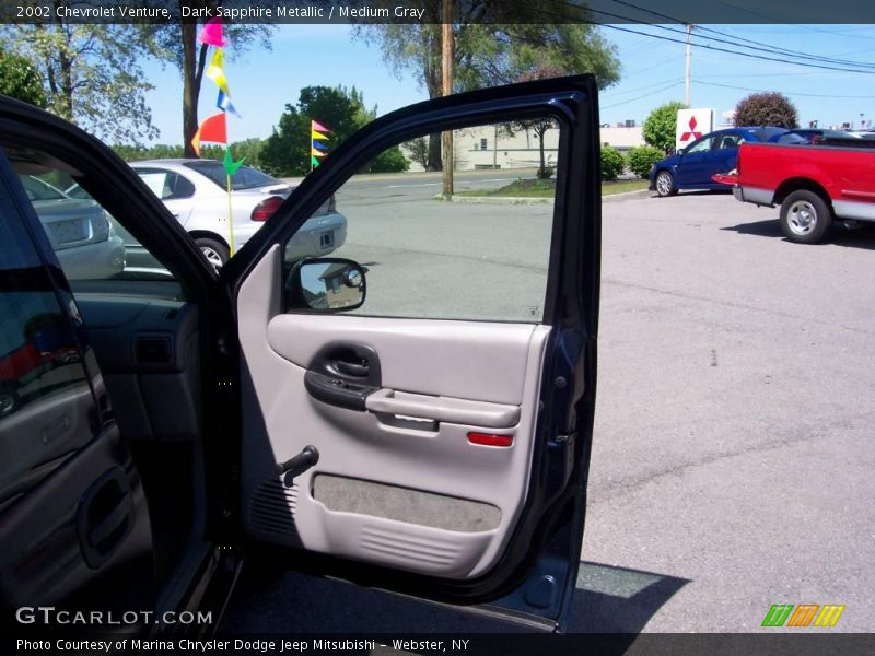 Dark Sapphire Metallic / Medium Gray 2002 Chevrolet Venture