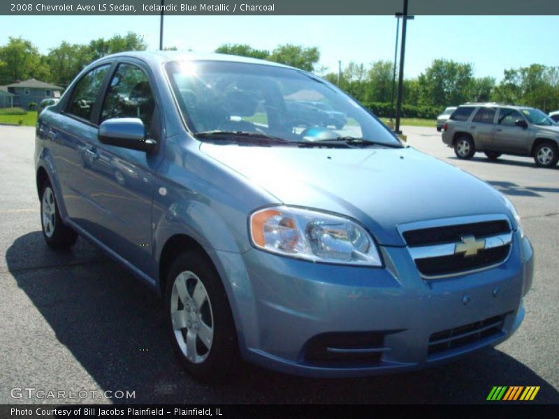 Icelandic Blue Metallic / Charcoal 2008 Chevrolet Aveo LS Sedan