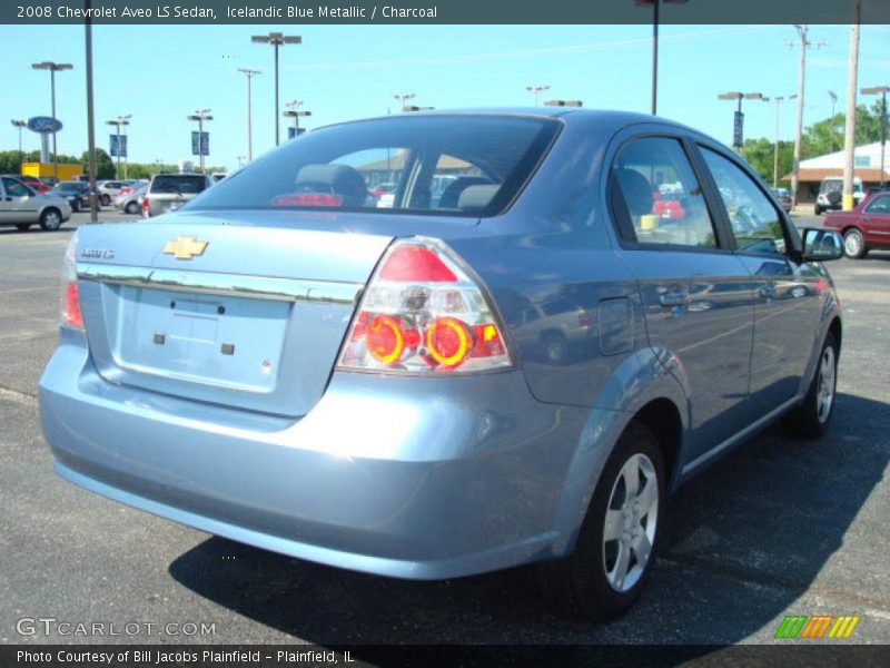 Icelandic Blue Metallic / Charcoal 2008 Chevrolet Aveo LS Sedan
