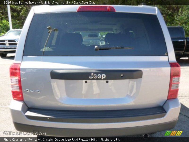 Billet Silver Metallic / Dark Slate Gray 2016 Jeep Patriot Sport 4x4
