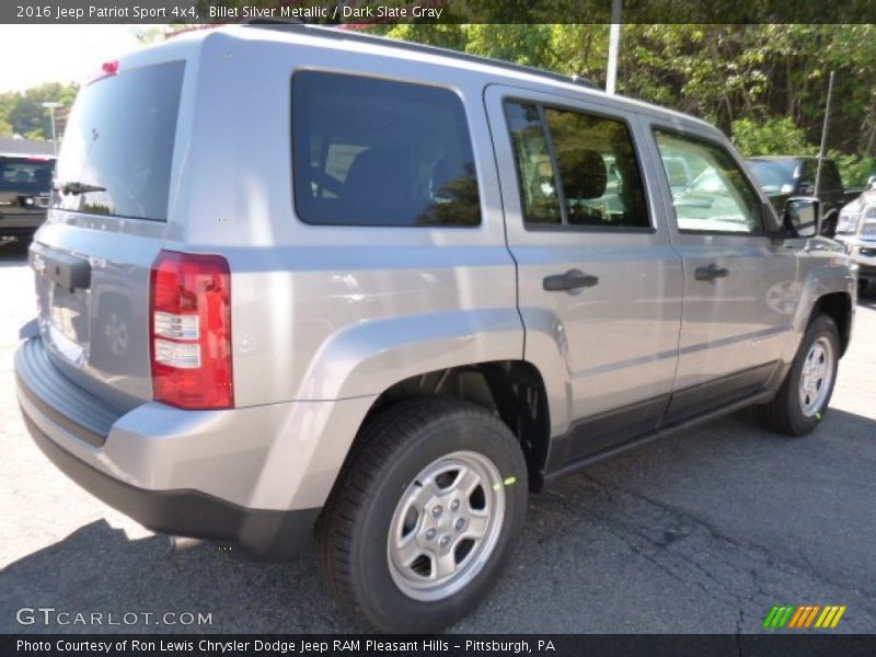 Billet Silver Metallic / Dark Slate Gray 2016 Jeep Patriot Sport 4x4