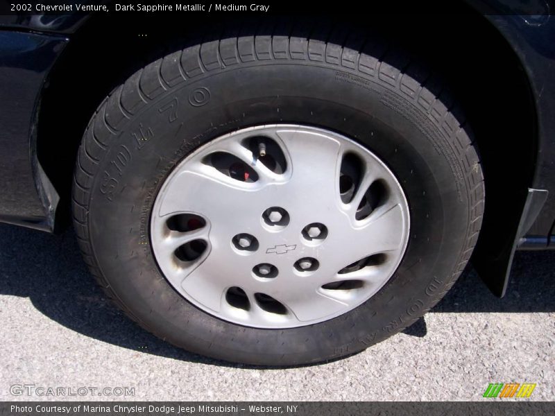 Dark Sapphire Metallic / Medium Gray 2002 Chevrolet Venture