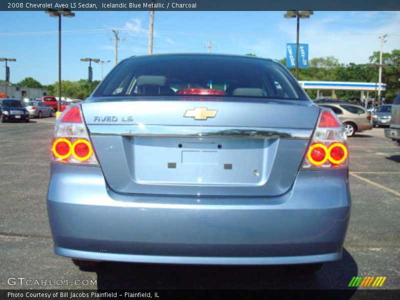 Icelandic Blue Metallic / Charcoal 2008 Chevrolet Aveo LS Sedan