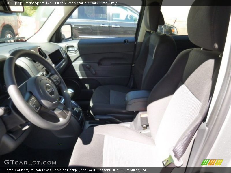 Billet Silver Metallic / Dark Slate Gray 2016 Jeep Patriot Sport 4x4