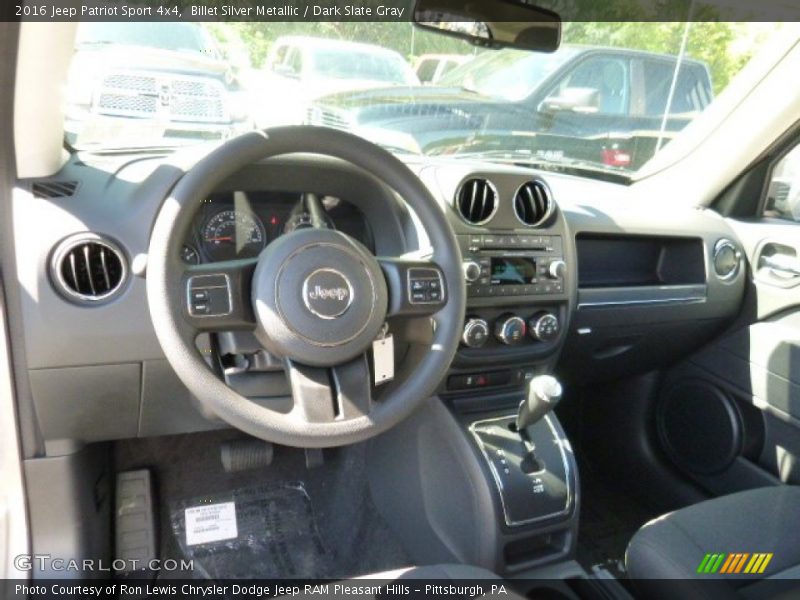 Billet Silver Metallic / Dark Slate Gray 2016 Jeep Patriot Sport 4x4