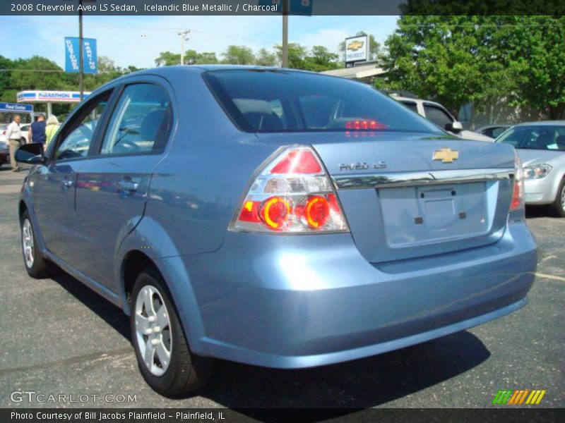 Icelandic Blue Metallic / Charcoal 2008 Chevrolet Aveo LS Sedan