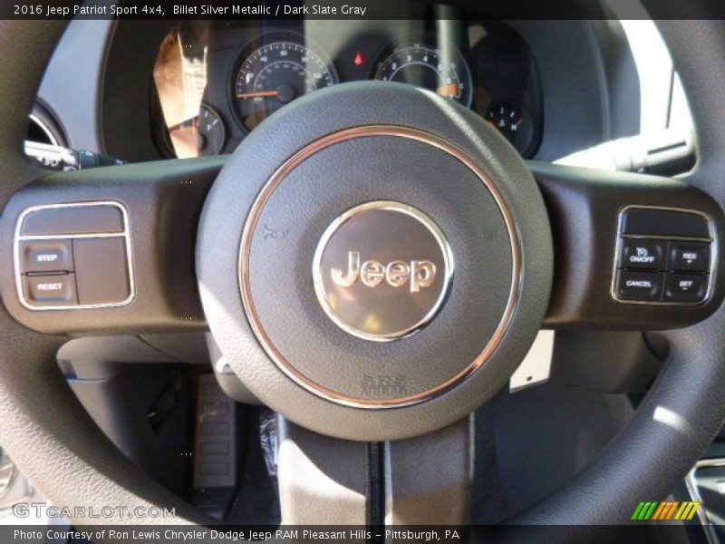 Billet Silver Metallic / Dark Slate Gray 2016 Jeep Patriot Sport 4x4