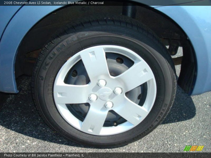 Icelandic Blue Metallic / Charcoal 2008 Chevrolet Aveo LS Sedan