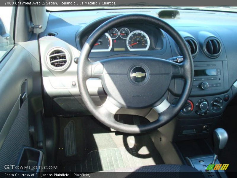 Icelandic Blue Metallic / Charcoal 2008 Chevrolet Aveo LS Sedan