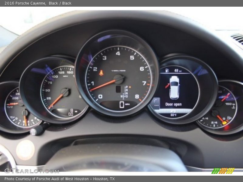 Black / Black 2016 Porsche Cayenne