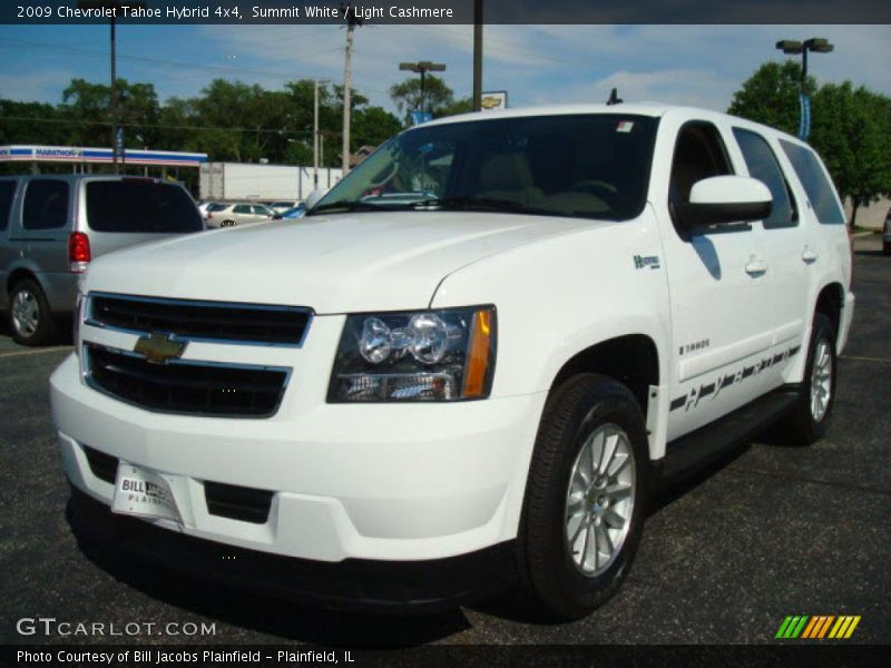 Summit White / Light Cashmere 2009 Chevrolet Tahoe Hybrid 4x4