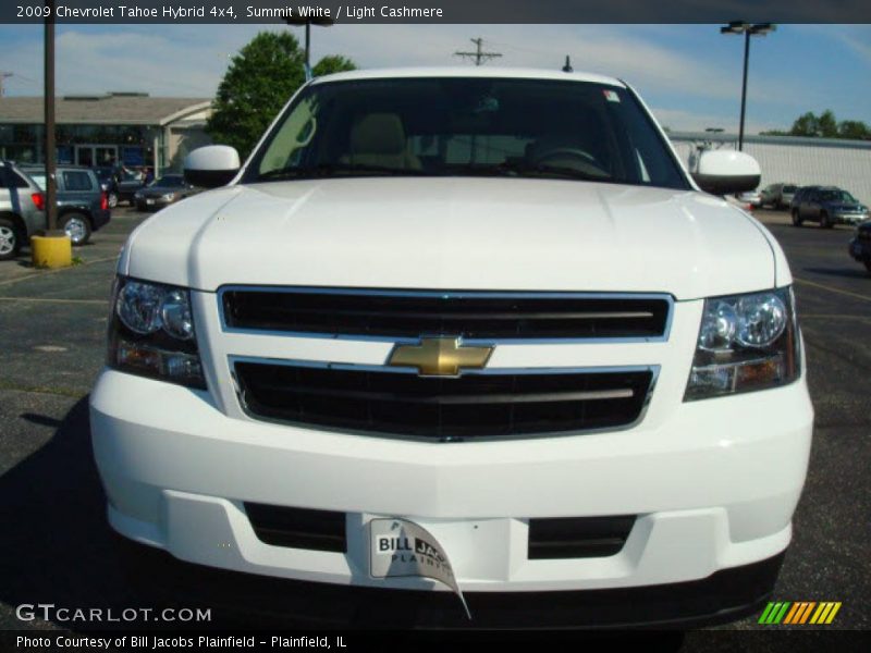 Summit White / Light Cashmere 2009 Chevrolet Tahoe Hybrid 4x4