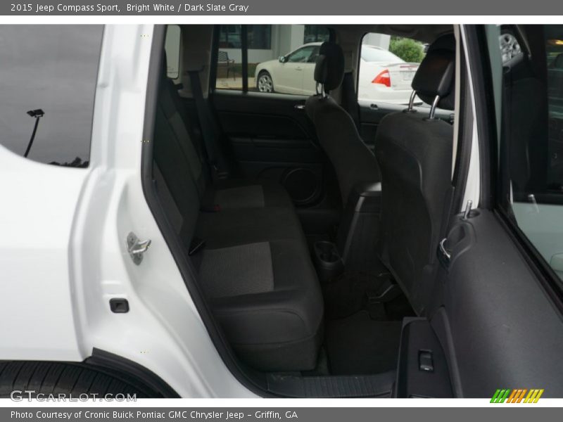 Bright White / Dark Slate Gray 2015 Jeep Compass Sport