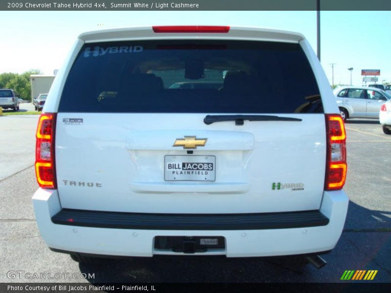 Summit White / Light Cashmere 2009 Chevrolet Tahoe Hybrid 4x4