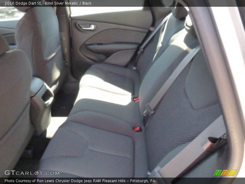 Billet Silver Metallic / Black 2016 Dodge Dart SE