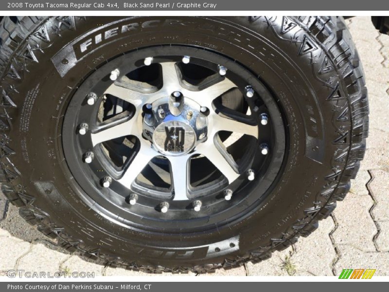 Black Sand Pearl / Graphite Gray 2008 Toyota Tacoma Regular Cab 4x4