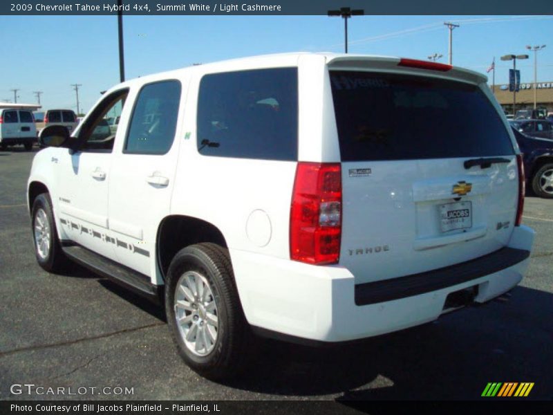 Summit White / Light Cashmere 2009 Chevrolet Tahoe Hybrid 4x4