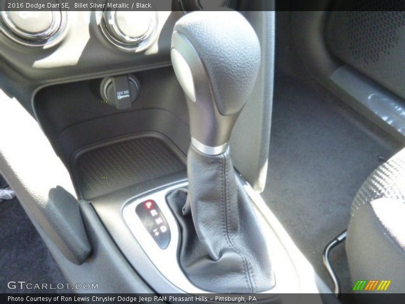 Billet Silver Metallic / Black 2016 Dodge Dart SE