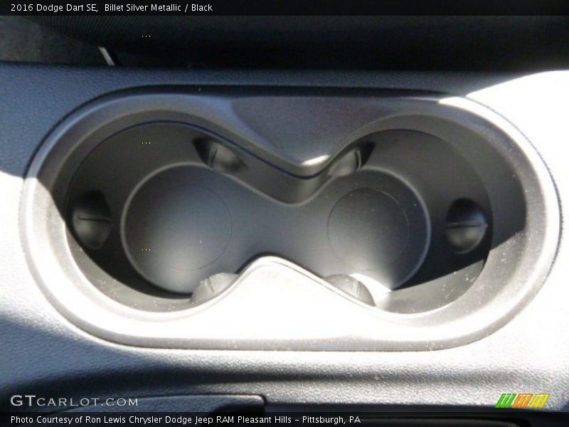 Billet Silver Metallic / Black 2016 Dodge Dart SE