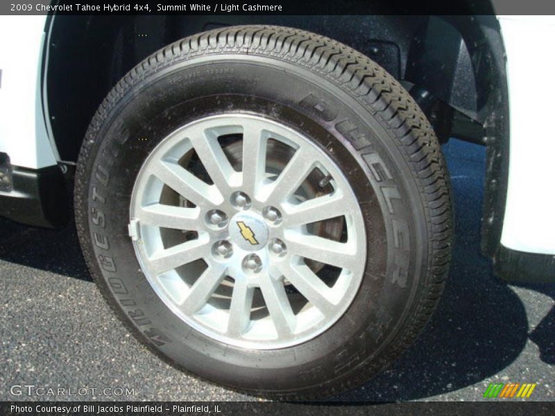 Summit White / Light Cashmere 2009 Chevrolet Tahoe Hybrid 4x4