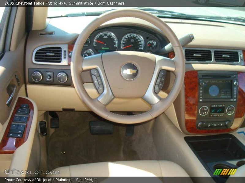 Summit White / Light Cashmere 2009 Chevrolet Tahoe Hybrid 4x4