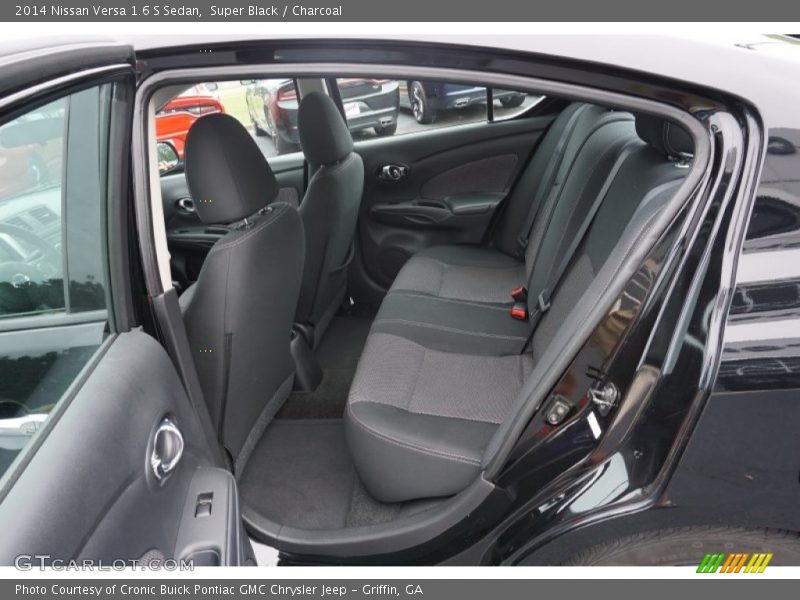 Super Black / Charcoal 2014 Nissan Versa 1.6 S Sedan