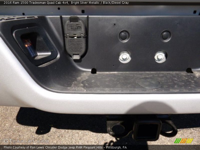 Bright Silver Metallic / Black/Diesel Gray 2016 Ram 1500 Tradesman Quad Cab 4x4