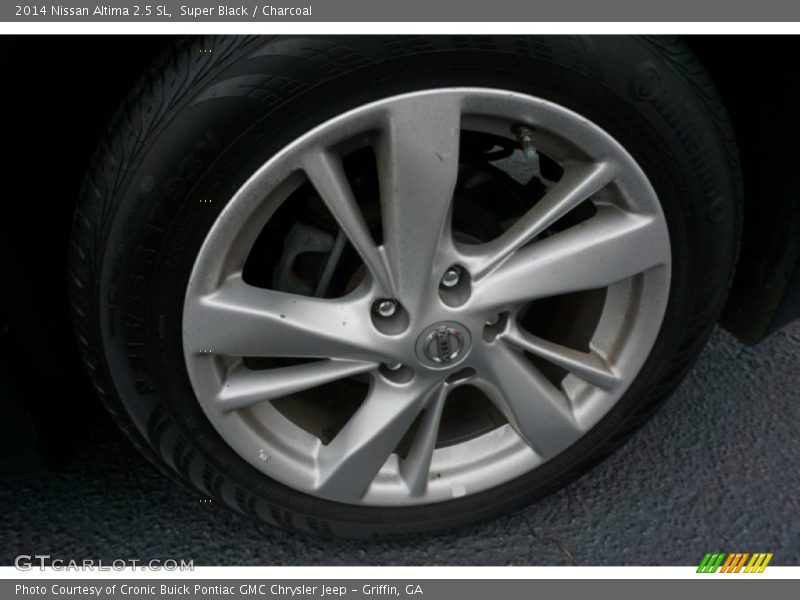 Super Black / Charcoal 2014 Nissan Altima 2.5 SL