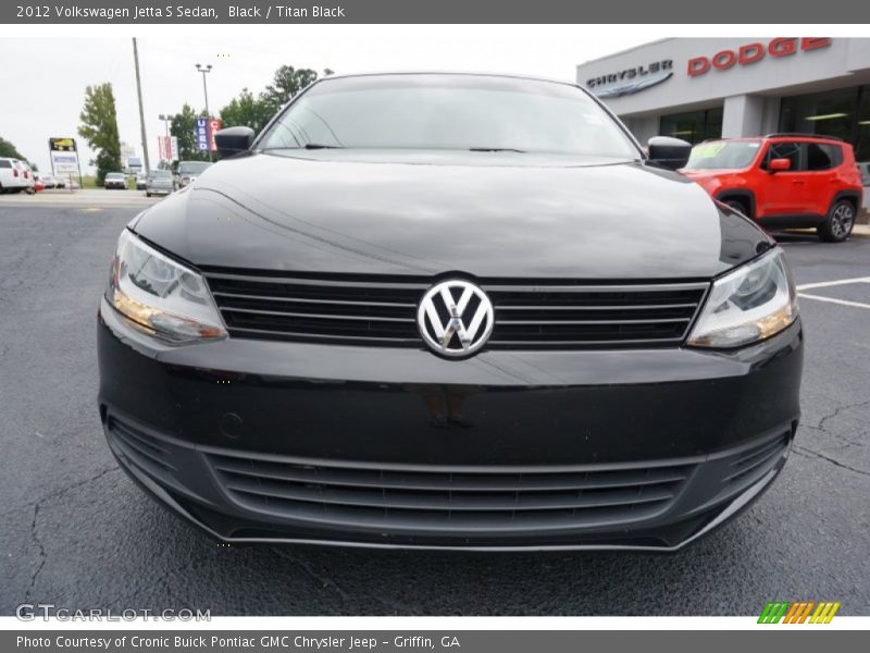 Black / Titan Black 2012 Volkswagen Jetta S Sedan
