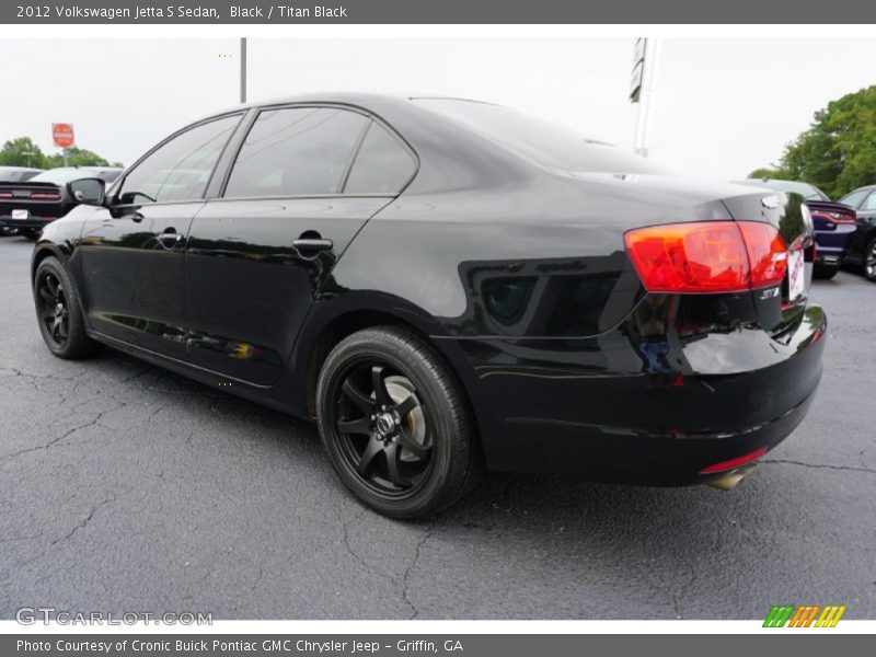 Black / Titan Black 2012 Volkswagen Jetta S Sedan