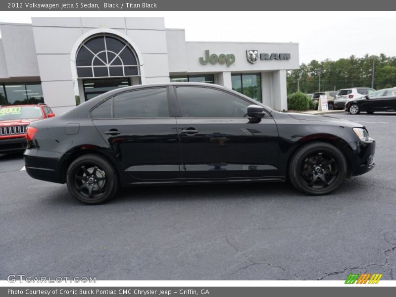 Black / Titan Black 2012 Volkswagen Jetta S Sedan
