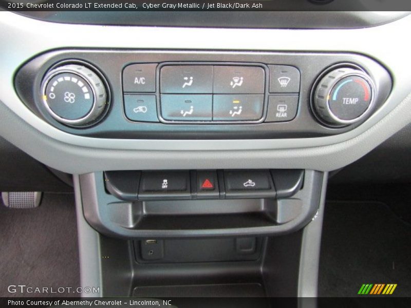Cyber Gray Metallic / Jet Black/Dark Ash 2015 Chevrolet Colorado LT Extended Cab