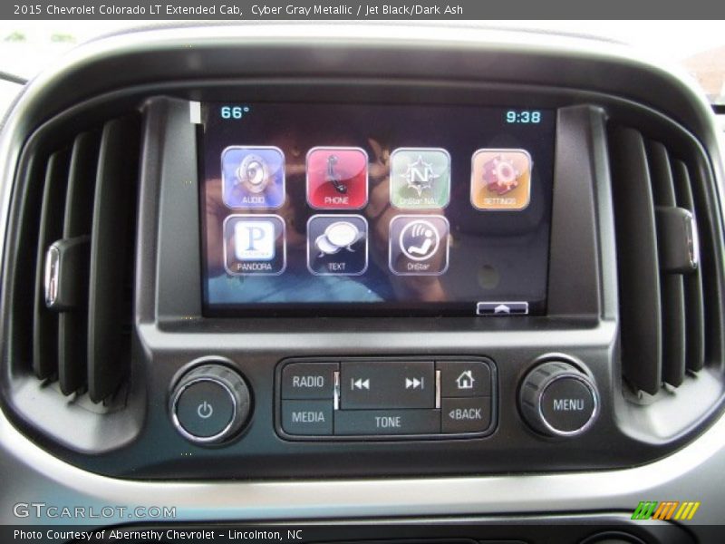 Cyber Gray Metallic / Jet Black/Dark Ash 2015 Chevrolet Colorado LT Extended Cab